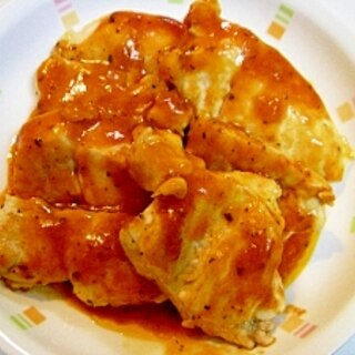 ❤鶏ムネ肉のピザソース焼き❤